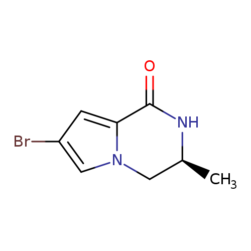 (3S)-7-bromo-3-methyl-1H,2H,3H,4H-pyrrolo[1,2-a]pyrazin-1-one