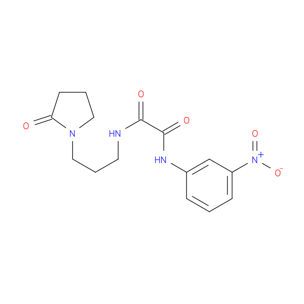 N'-(3-nitrophenyl)-N-[3-(2-oxopyrrolidin-1-yl)propyl]ethanediamide