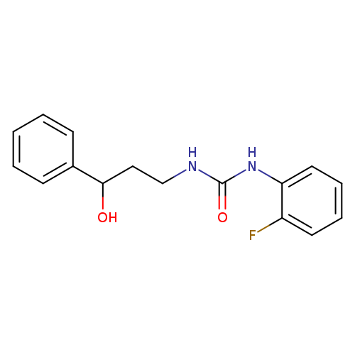 3-(2-fluorophenyl)-1-(3-hydroxy-3-phenylpropyl)urea
