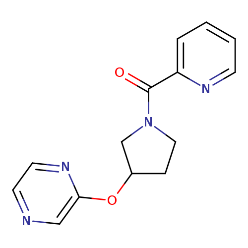 2-{[1-(pyridine-2-carbonyl)pyrrolidin-3-yl]oxy}pyrazine