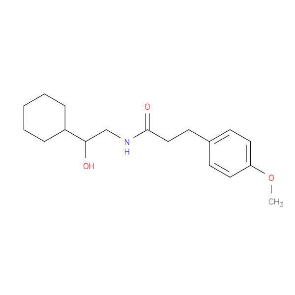 N-(2-cyclohexyl-2-hydroxyethyl)-3-(4-methoxyphenyl)propanamide