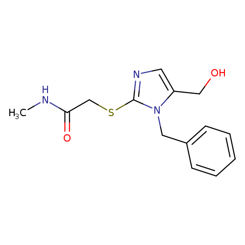 2-{[1-benzyl-5-(hydroxymethyl)-1H-imidazol-2-yl]sulfanyl}-N-methylacetamide