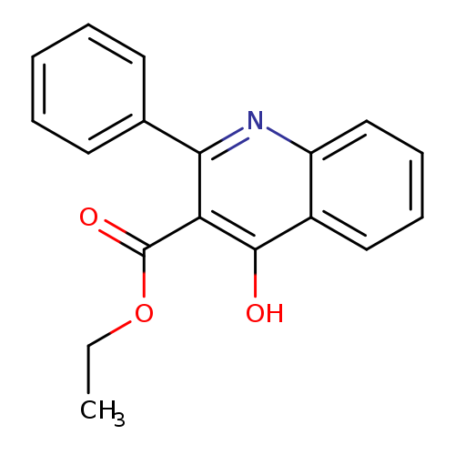 3-Quinolinecarboxylic acid, 4-hydroxy-2-phenyl-, ethyl ester