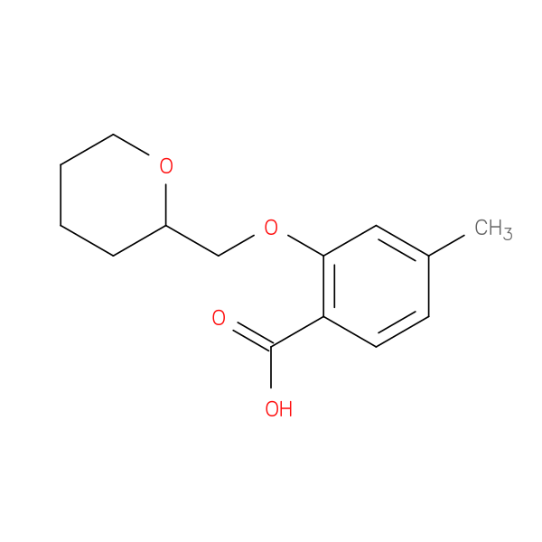 4-methyl-2-[(oxan-2-yl)methoxy]benzoic acid