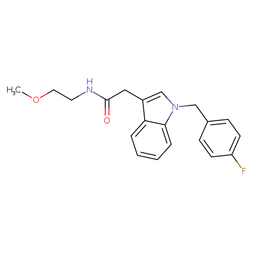 2-{1-[(4-fluorophenyl)methyl]-1H-indol-3-yl}-N-(2-methoxyethyl)acetamide