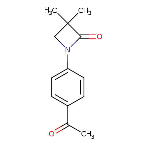 1-(4-acetylphenyl)-3,3-dimethylazetidin-2-one