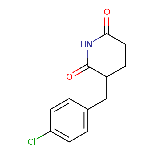 3-[(4-chlorophenyl)methyl]piperidine-2,6-dione