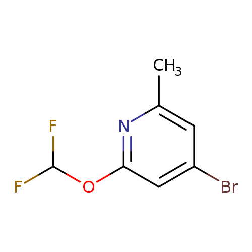 Pyridine, 4-bromo-2-(difluoromethoxy)-6-methyl-