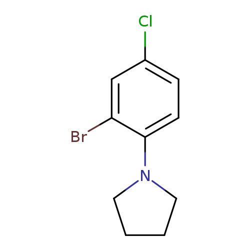 1-(2-Bromo-4-chlorophenyl)pyrrolidine