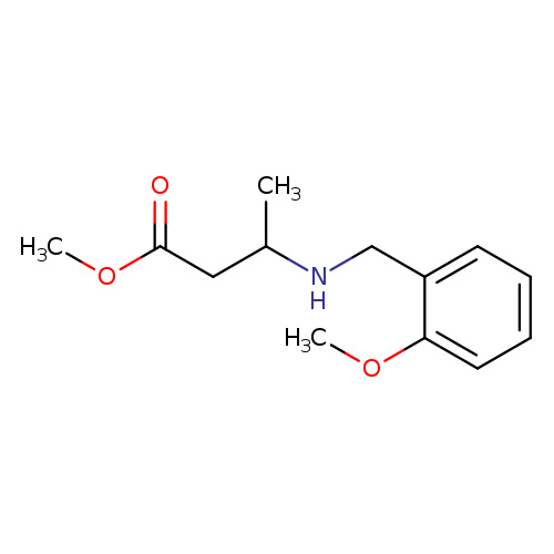methyl 3-{[(2-methoxyphenyl)methyl]amino}butanoate