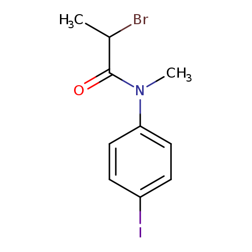 2-Bromo-N-(4-iodophenyl)-N-methylpropanamide