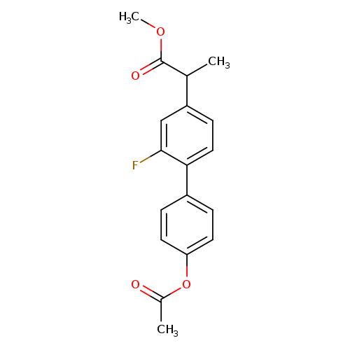 Methyl 2-(4’-Acetoxy-2-fluoro-biphenyl-4-yl)-propionate