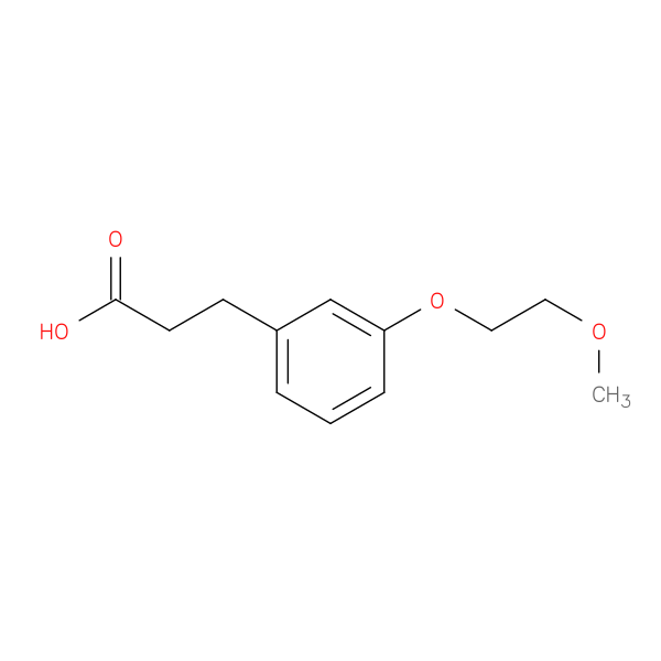 3-[3-(2-Methoxyethoxy)phenyl]propanoic acid