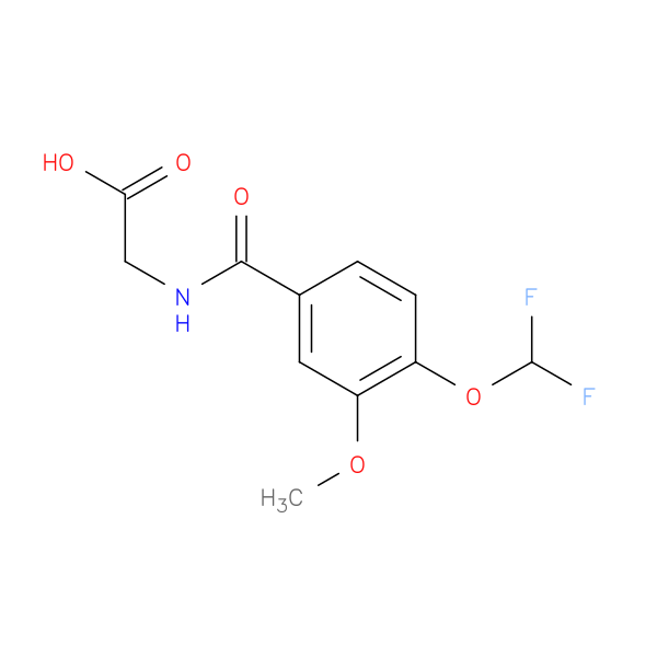 2-{[4-(difluoromethoxy)-3-methoxyphenyl]formamido}acetic acid