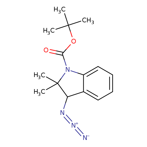 tert-butyl 3-azido-2,2-dimethyl-2,3-dihydro-1H-indole-1-carboxylate