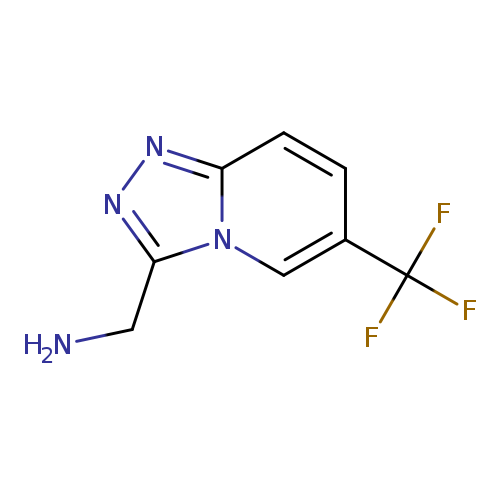 [6-(trifluoromethyl)-[1,2,4]triazolo[4,3-a]pyridin-3-yl]methanamine