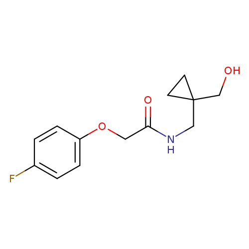 2-(4-fluorophenoxy)-N-{[1-(hydroxymethyl)cyclopropyl]methyl}acetamide