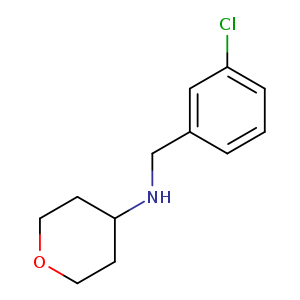 N-[(3-Chlorophenyl)methyl]oxan-4-amine