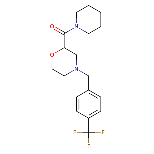 2-(piperidine-1-carbonyl)-4-{[4-(trifluoromethyl)phenyl]methyl}morpholine