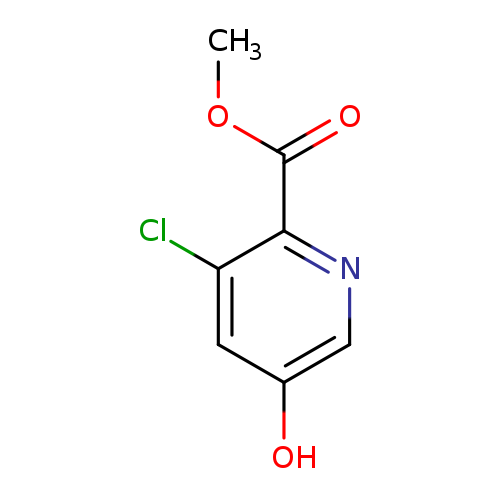 2-Pyridinecarboxylic acid, 3-chloro-5-hydroxy-, methyl ester