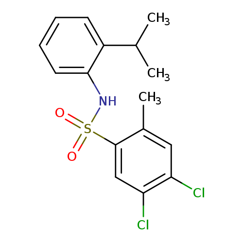 4,5-dichloro-2-methyl-N-[2-(propan-2-yl)phenyl]benzene-1-sulfonamide