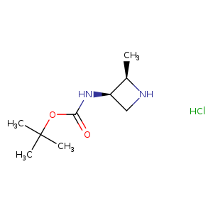 tert-butyl N-[cis-2-methylazetidin-3-yl]carbamate hydrochloride