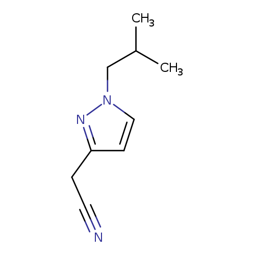 (1-isobutyl-1H-pyrazol-3-yl)acetonitrile