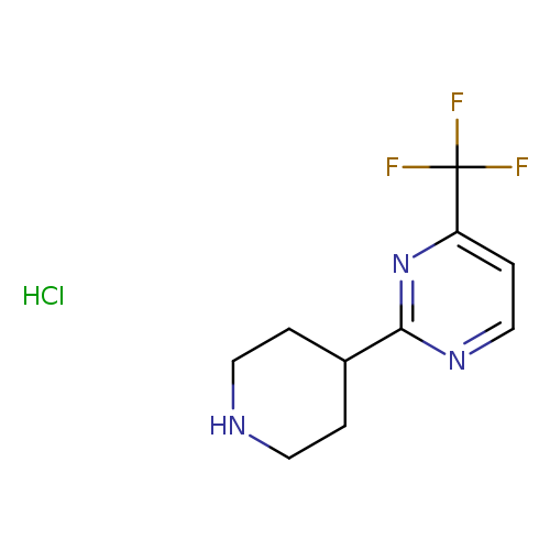 2-(piperidin-4-yl)-4-(trifluoromethyl)pyrimidinehydrochloride
