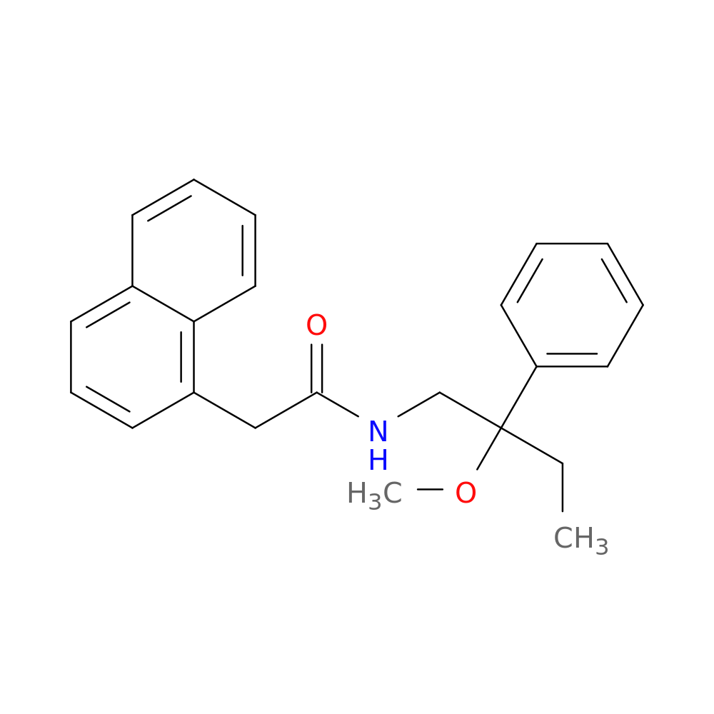 N-(2-methoxy-2-phenylbutyl)-2-(naphthalen-1-yl)acetamide
