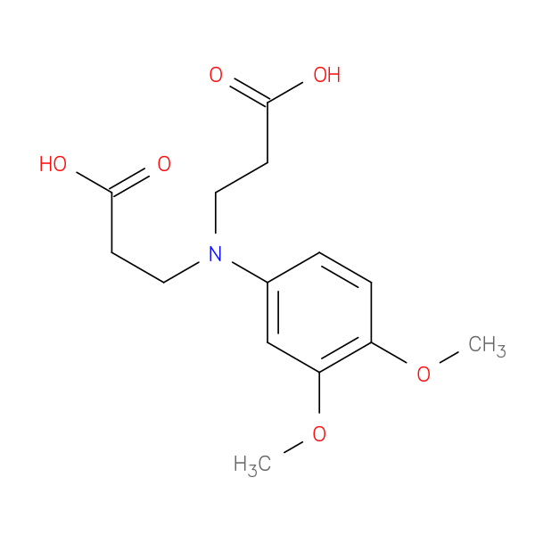 3-[(2-carboxyethyl)-3,4-dimethoxyanilino]propanoic acid