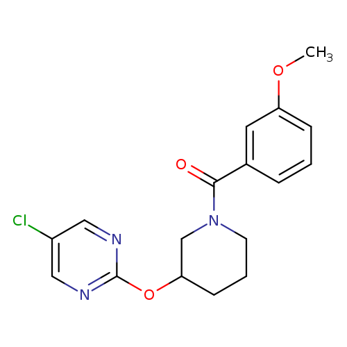 5-chloro-2-{[1-(3-methoxybenzoyl)piperidin-3-yl]oxy}pyrimidine