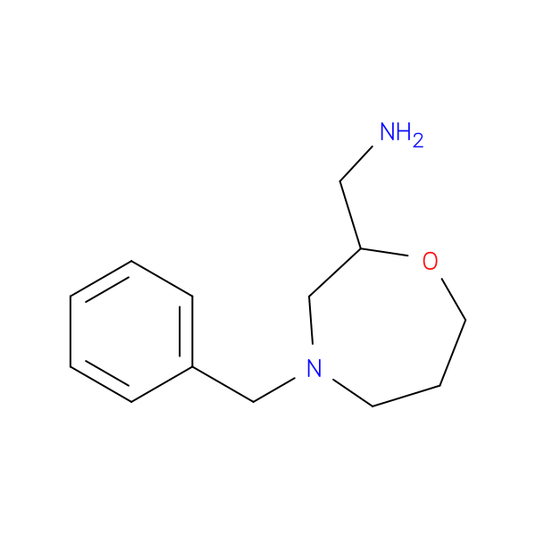 (4-Benzyl-1,4-oxazepan-2-yl)methanamine