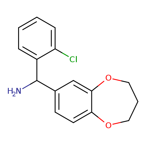 (2-chlorophenyl)(3,4-dihydro-2H-1,5-benzodioxepin-7-yl)methanamine