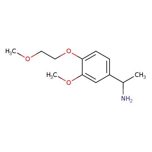 1-[3-methoxy-4-(2-methoxyethoxy)phenyl]ethan-1-amine