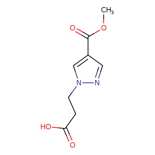 3-(4-(Methoxycarbonyl)-1H-pyrazol-1-yl)propanoic acid
