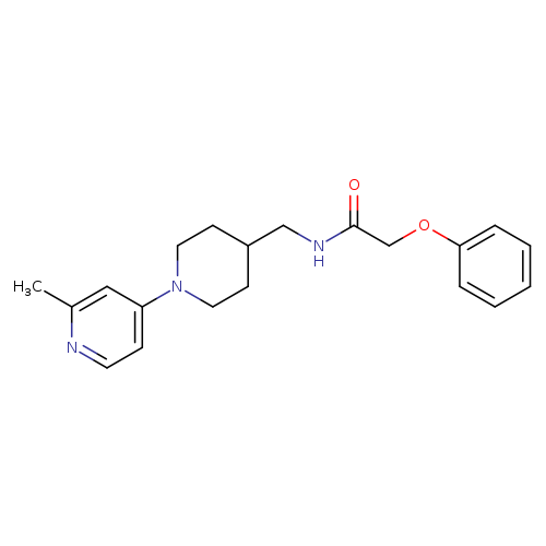 N-{[1-(2-methylpyridin-4-yl)piperidin-4-yl]methyl}-2-phenoxyacetamide