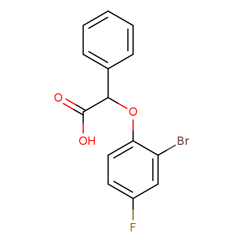 2-(2-bromo-4-fluorophenoxy)-2-phenylacetic acid
