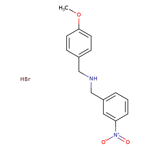 (4-methoxybenzyl)(3-nitrobenzyl)amine hydrobromide
