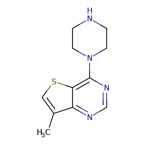7-Methyl-4-(piperazin-1-yl)thieno[3,2-d]pyrimidine