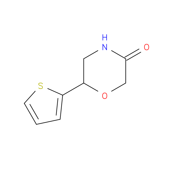 6-thiophen-2-ylmorpholin-3-one
