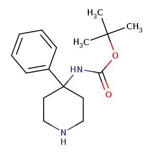 tert-butyl N-(4-phenylpiperidin-4-yl)carbamate