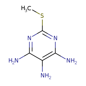 2-(Methylsulfanyl)-4,5,6-pyrimidinetriamine