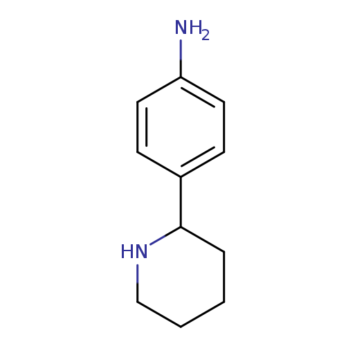 Benzenamine, 4-(2-piperidinyl)-