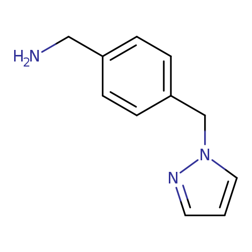 {4-[(1H-pyrazol-1-yl)methyl]phenyl}methanamine