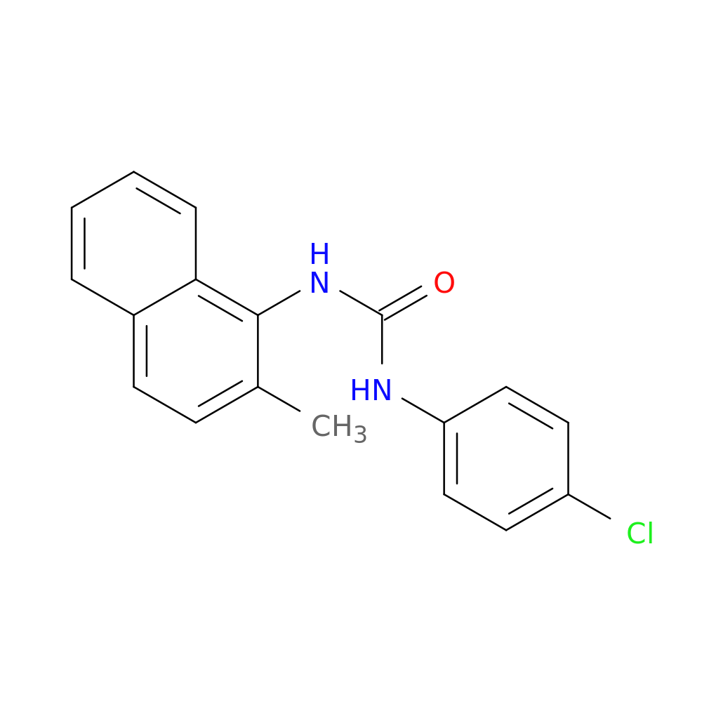 1-(4-chlorophenyl)-3-(2-methylnaphthalen-1-yl)urea