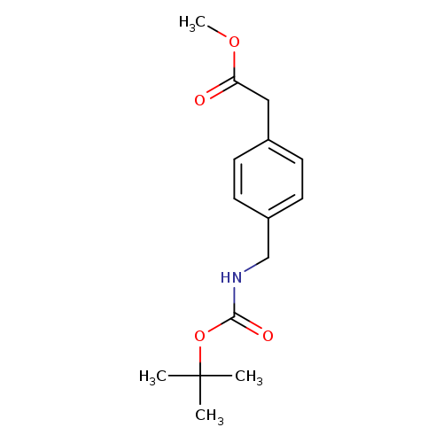 Methyl 2-[4-(([(tert-butoxy)carbonyl]amino)methyl)phenyl]acetate