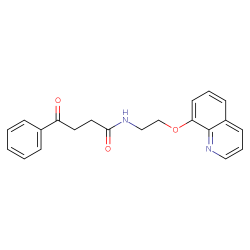 4-oxo-4-phenyl-N-[2-(quinolin-8-yloxy)ethyl]butanamide