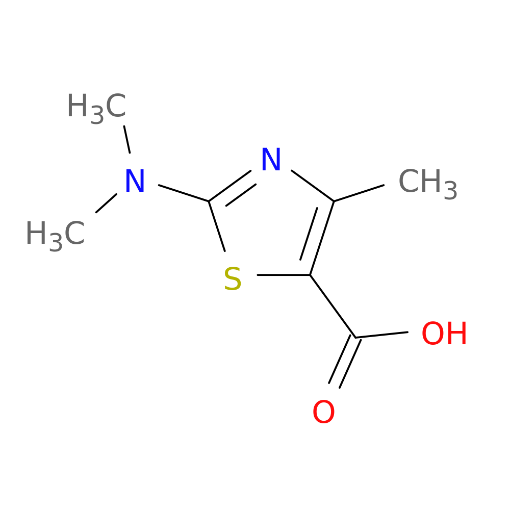 5-Thiazolecarboxylic acid, 2-(dimethylamino)-4-methyl-