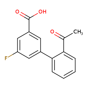 3-(2-Acetylphenyl)-5-fluorobenzoic acid