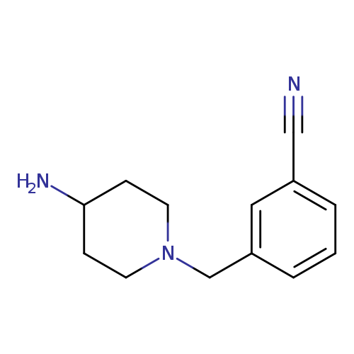 3-[(4-aminopiperidin-1-yl)methyl]benzonitrile
